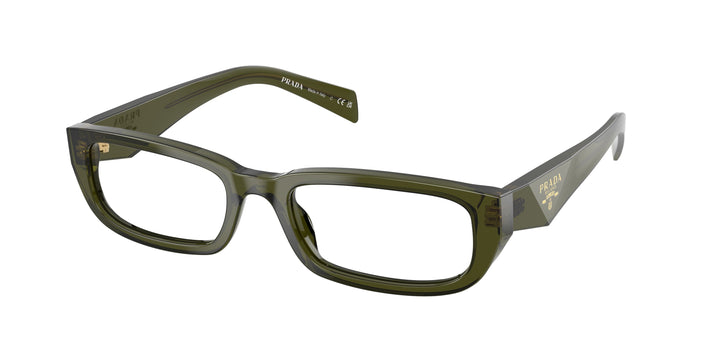 Prada PR B05V Eyeglasses Frames in Transparent Green