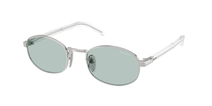 Prada PR B53S Sunglasses in Silver Azure