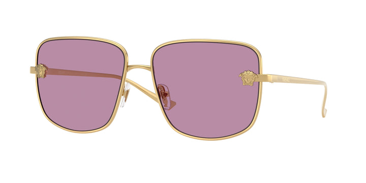 Versace VE2282 Square Sunglasses in Gold Pink