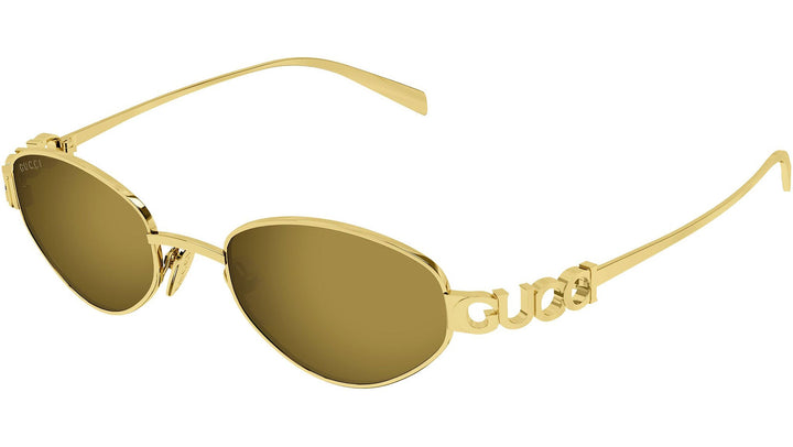 Gucci GG1935S Geometric Sunglasses in Gold