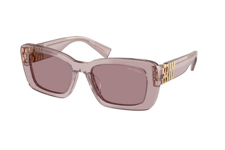 Miu Miu MU07YS Purple Transparent Sunglasses