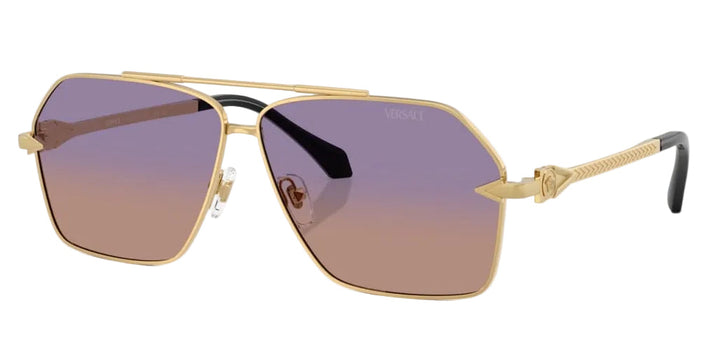 Versace VE2284 Avanti Aviator Sunglasses in Purple Gradient