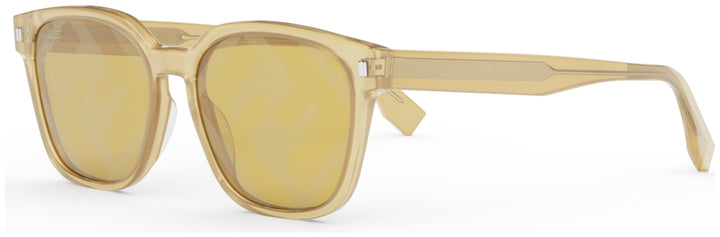 Fendi FE40001U Mirror Logo Sunglasses in Yellow