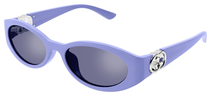 Gucci GG1662SA Oval Sunglasses in Lilac Purple