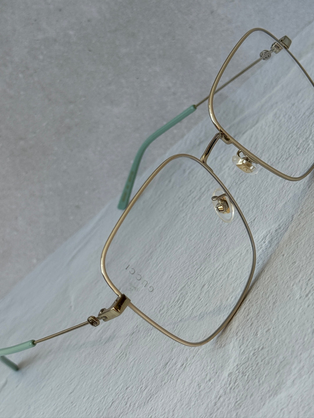 Gucci GG0445O Eyeglasses Frames in Gold Blue