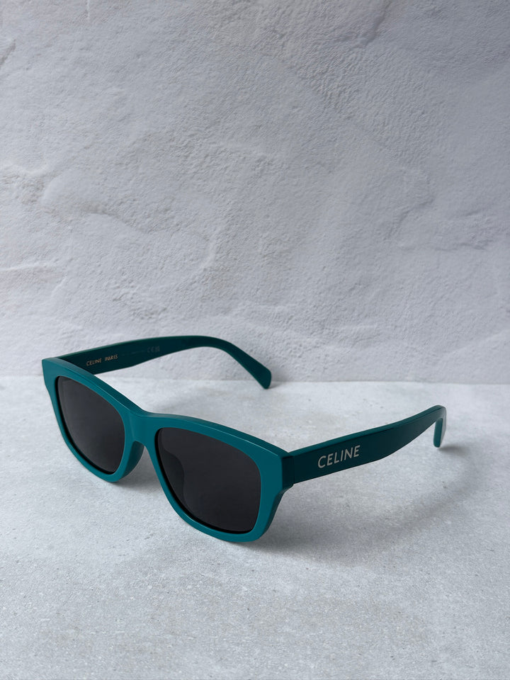 Celine CL40249U Green Logo Sunglasses