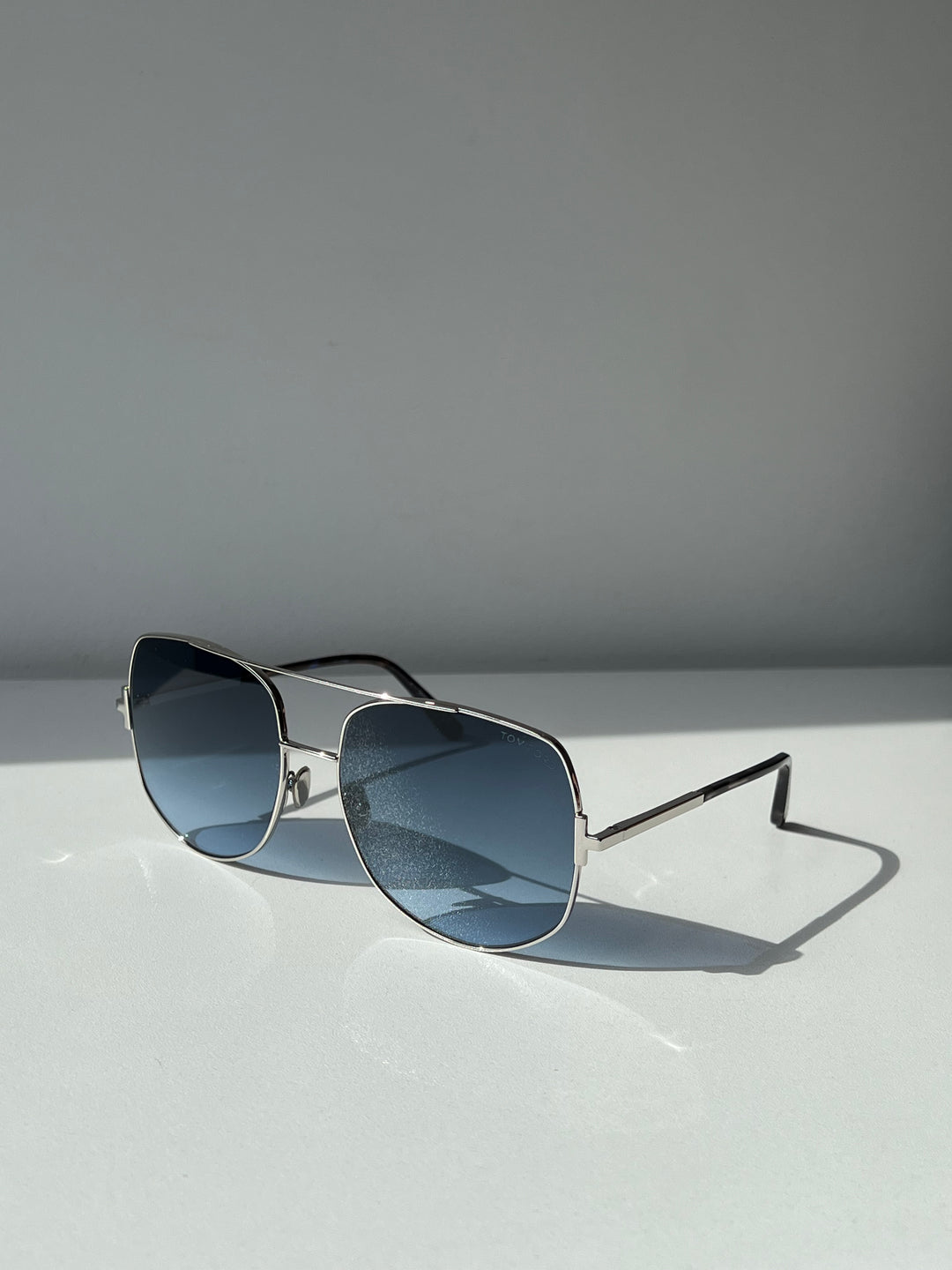 Tom Ford Lennox FT0783 Aviator Sunglasses in Blue Lens