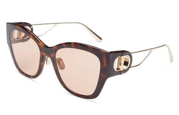 Dior 30Montaigne B2U Cat Eye Sunglasses in Tortoise Brown 