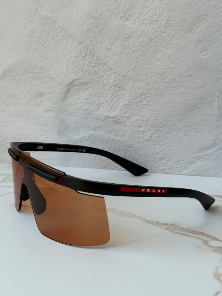 Prada Sport PS B06S Sunglasses in Black Orange