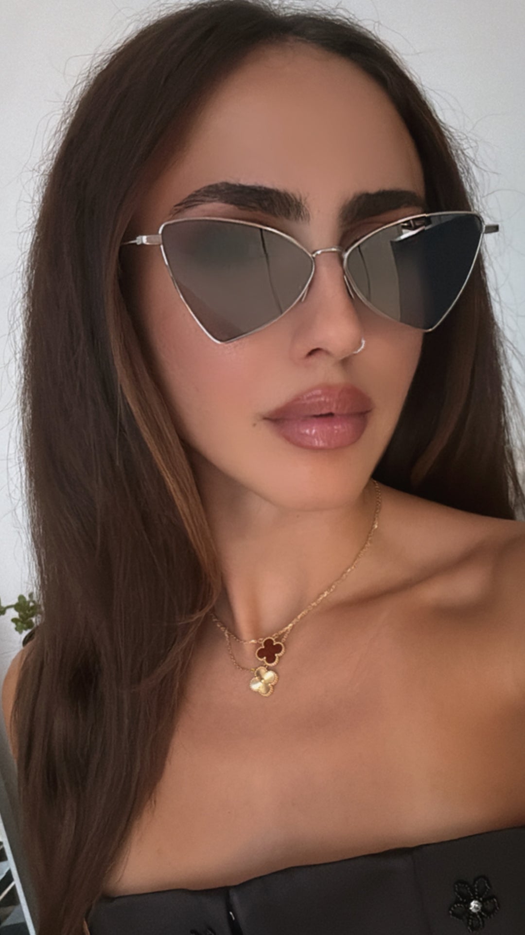 Saint Laurent SL303 Jerry Silver Sunglasses