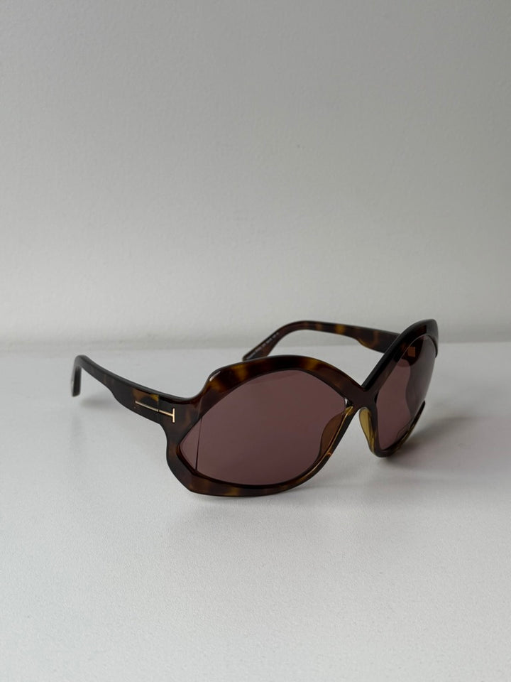 Tom Ford Cheyenne FT0903 Brown Oversized Sunglasses