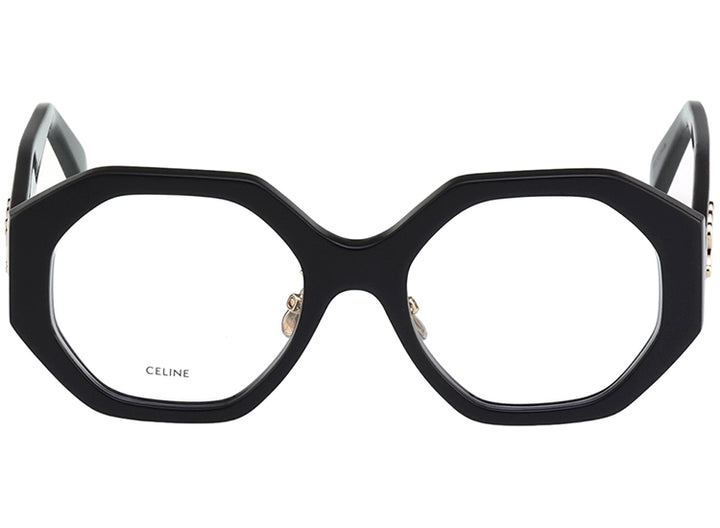 Celine CL50003I Monturas de anteojos tipo ojo de gato gruesas en negro