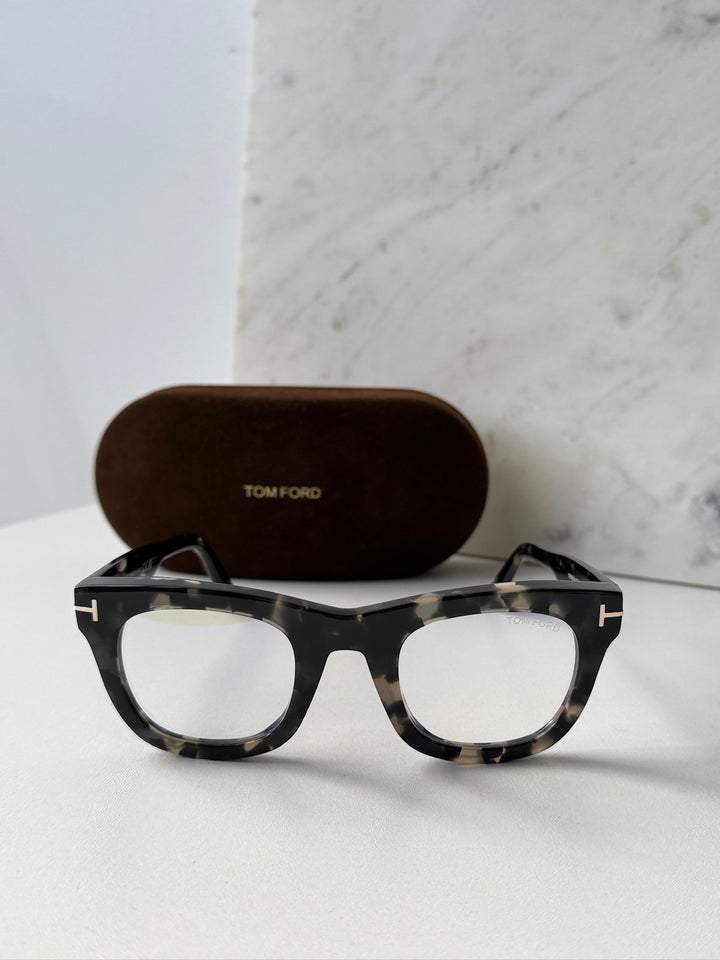 Tom Ford FT5872-B Black Havana Bluelight Frames
