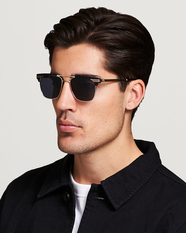 Gafas de sol de aviador doradas Gucci GG1288SA