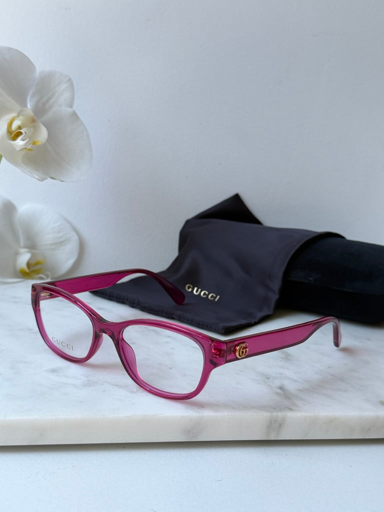 Gucci GG0717O Pink Eyeglasses Frames