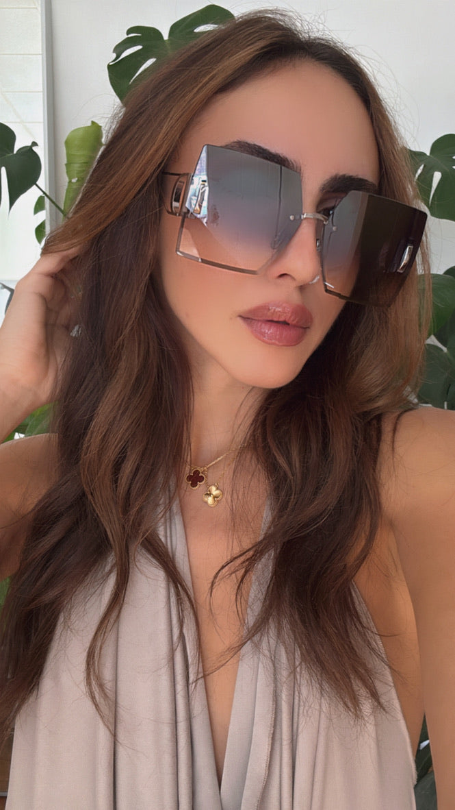 Dior 30Montaigne S7U Sunglasses in Silver Mirror Lens