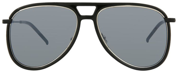 Saint Laurent Classic 11 Rim Aviator Sunglasses in Black