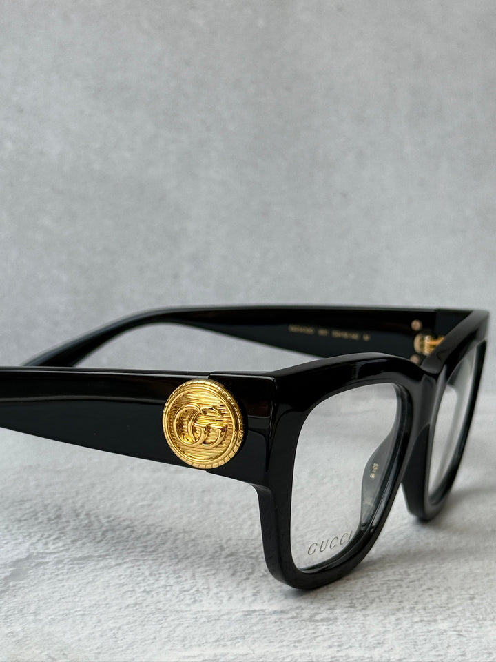 Monturas cuadradas Gucci GG1192O en negro 