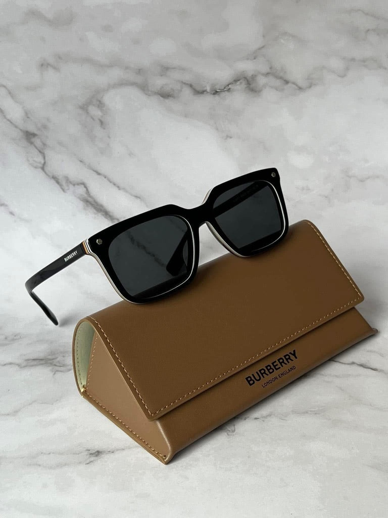 Burberry BE4337F Carnaby Black Sunglasses