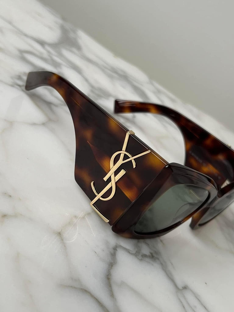 Saint Laurent Blaze SLM119 Sunglasses in Brown