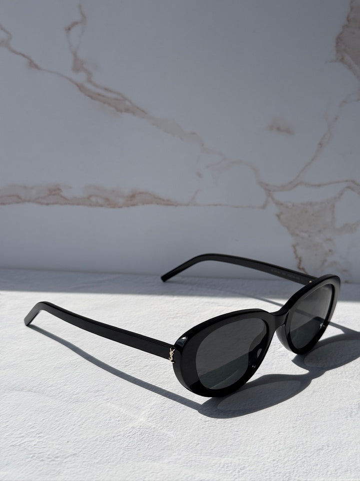 Saint Laurent SLM154 Sunglasses in Black Gold