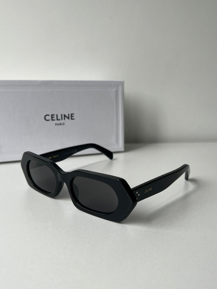 Celine CL40243I Black Hexagon Sunglasses