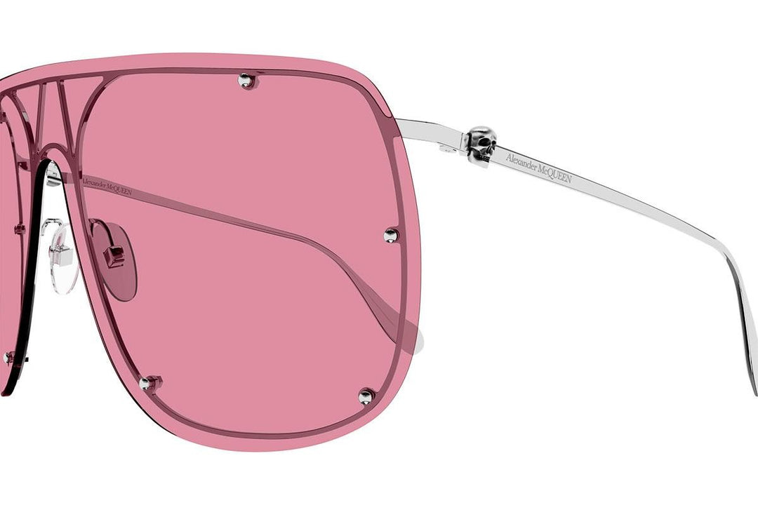 AM0313S Oversized Shield Sunglasses in Pink