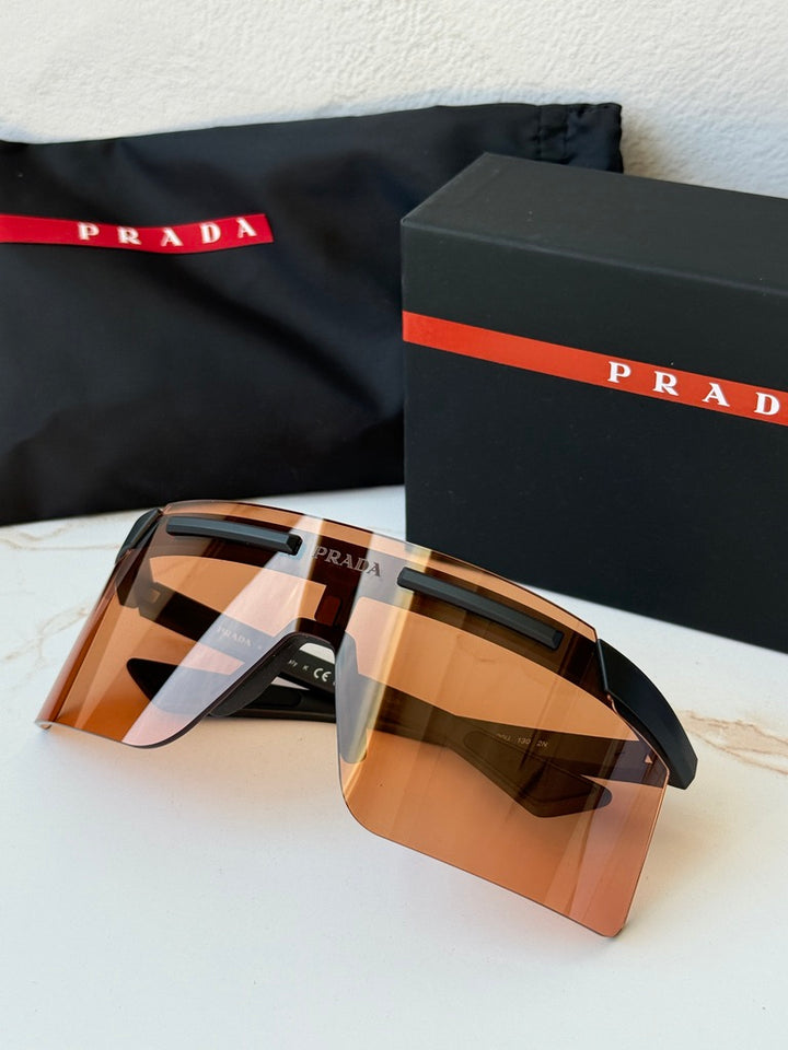 Prada Sport PS B06S Sunglasses in Black Orange