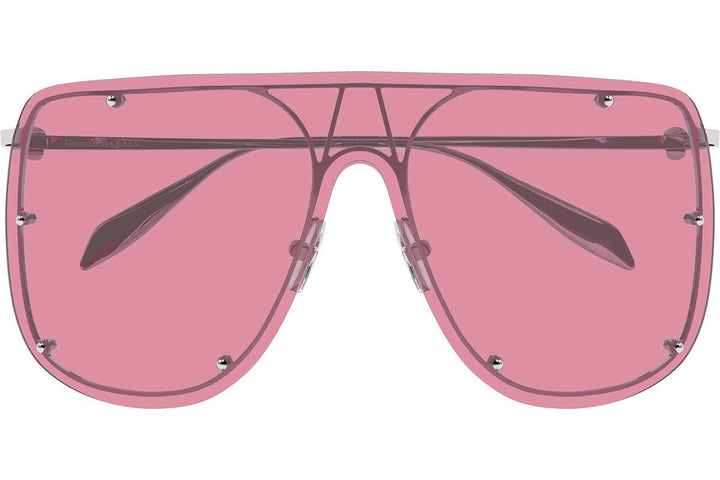 AM0313S Oversized Shield Sunglasses in Pink