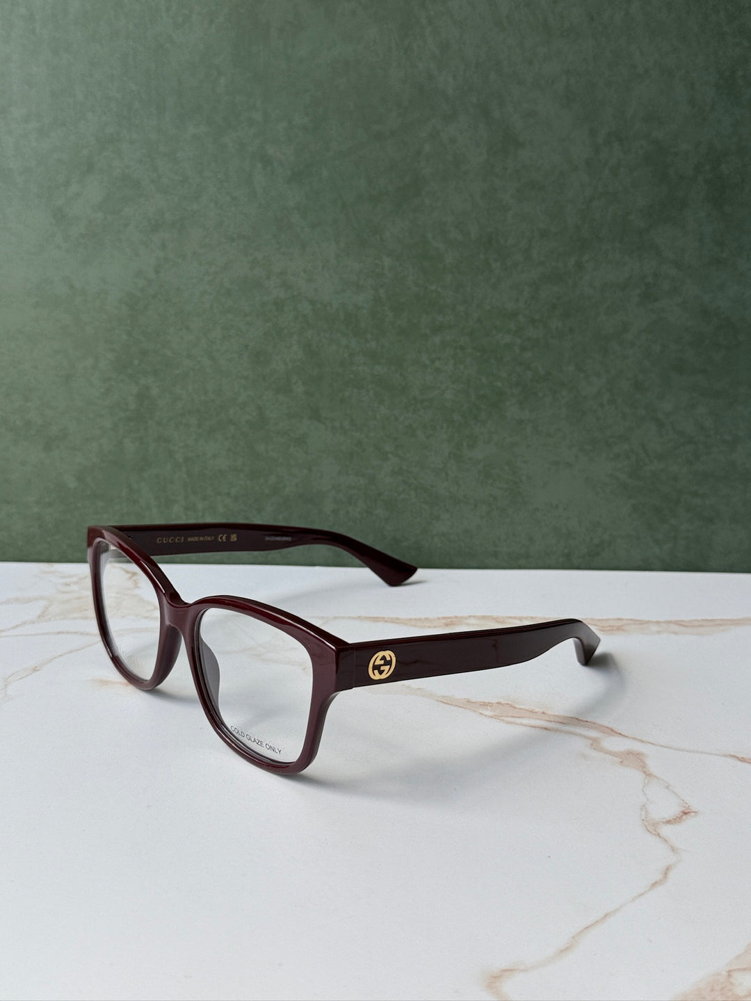 Marcos cuadrados Gucci GG1340O en marrón 