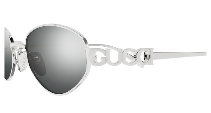 Gucci GG1935S Geometric Sunglasses in Silver