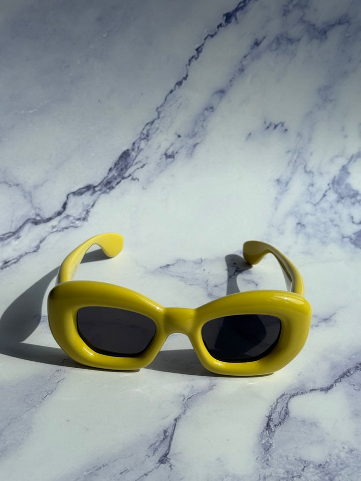 Loewe LW40117I Inflated Sunglasses in Yellow