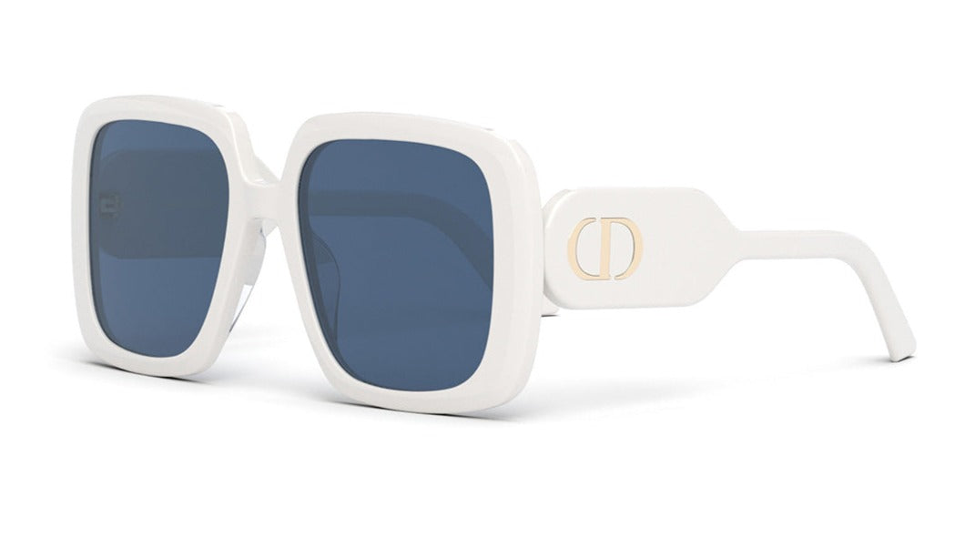 Dior Bobby S2U Square Sunglasses in White