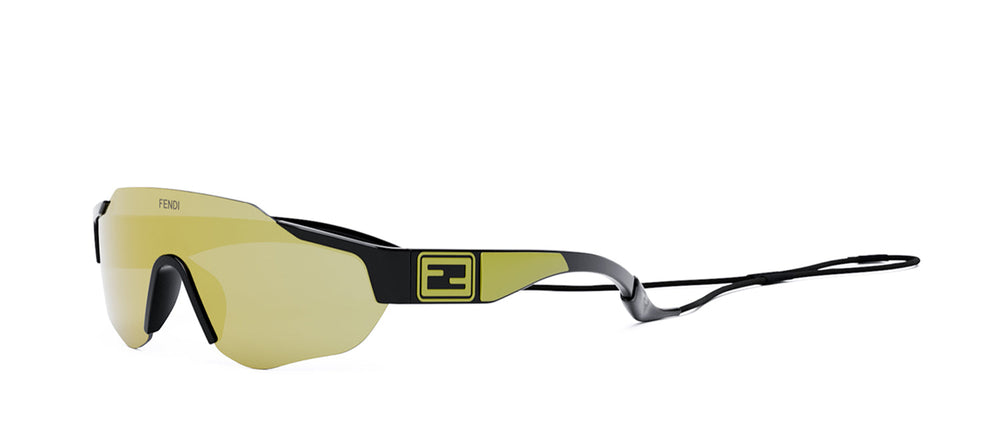 Fendi Sport FE40088U-Y Mirror Sunglasses in Gold