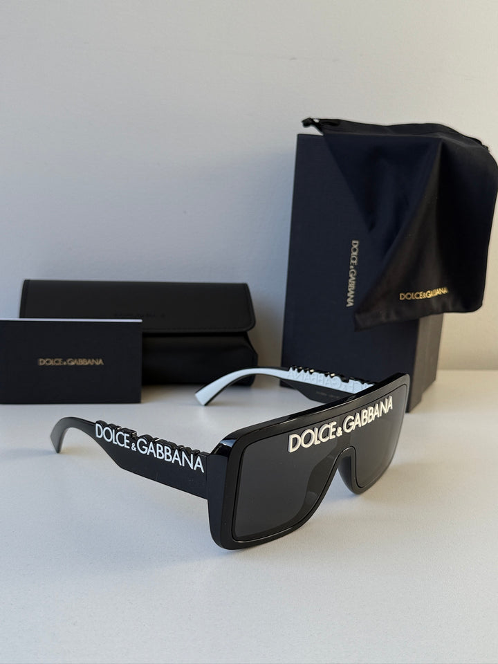 Dolce & Gabbana DG6204L Black Mask Sunglasses