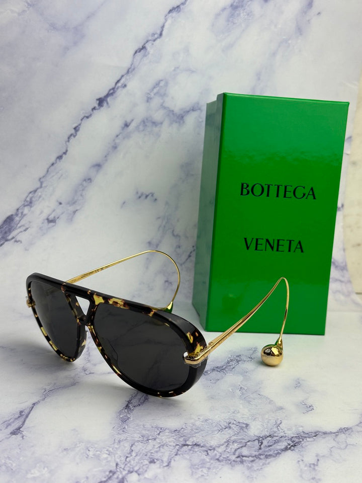 Bottega Veneta BV1273S Drop Earring Aviator Sunglasses