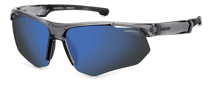 Carrera Ducatti 044/S Shield Sunglasses in Transparent Grey