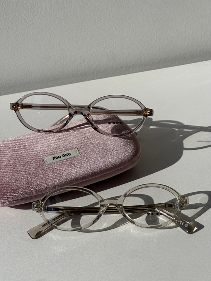 Miu Miu MU01XV Regard Hemp Transparent Frames