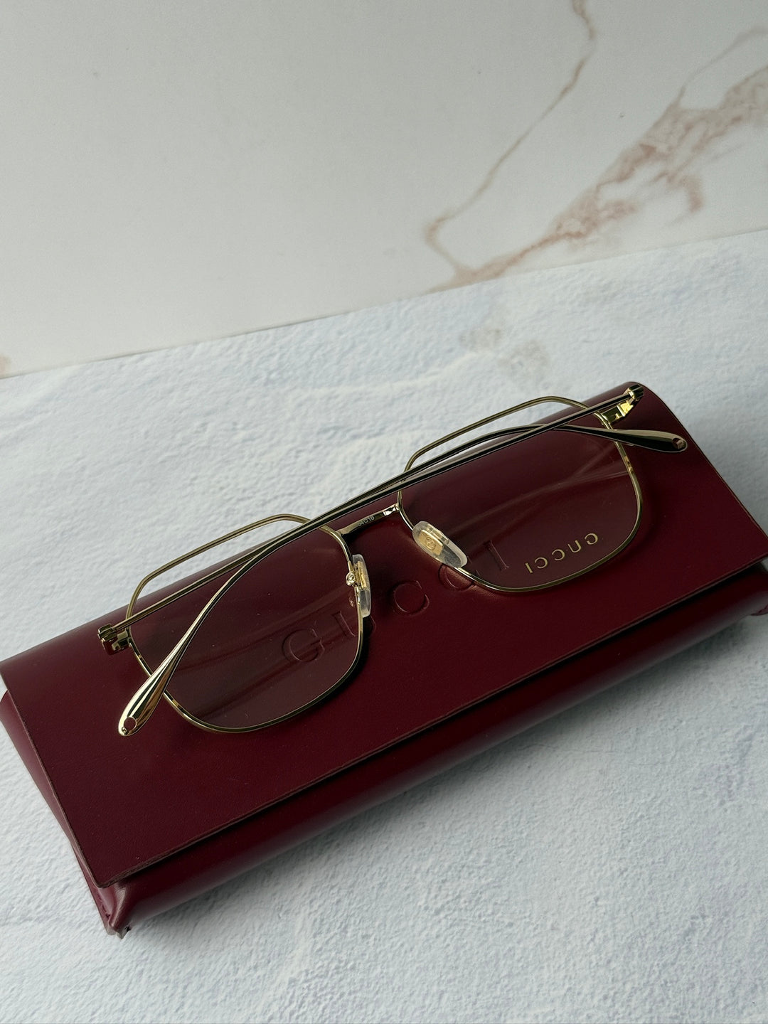 Gucci GG1032O Gold Metal Square Frames