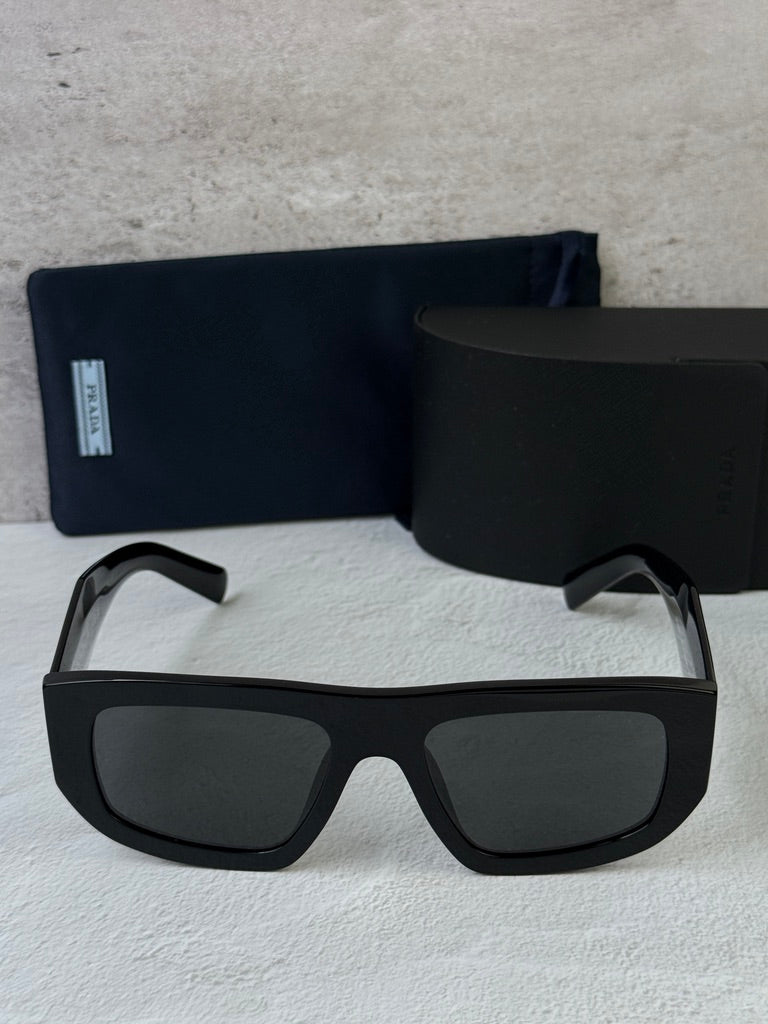 Prada PR D04SU Aviator Sunglasses in Black