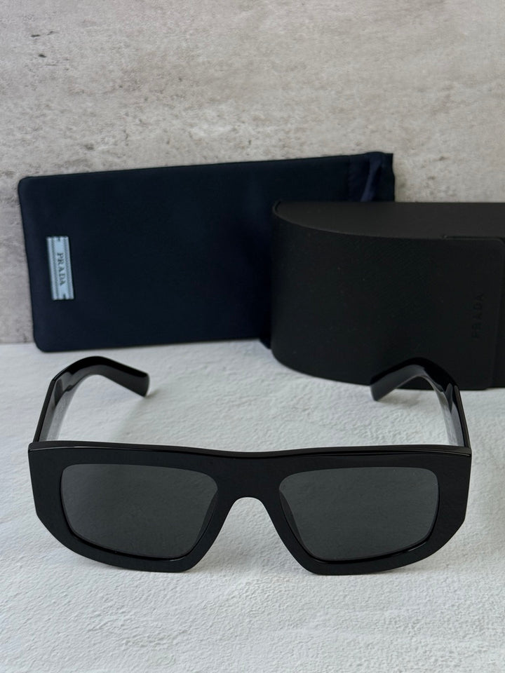 Prada PR D04SU Aviator Sunglasses in Black