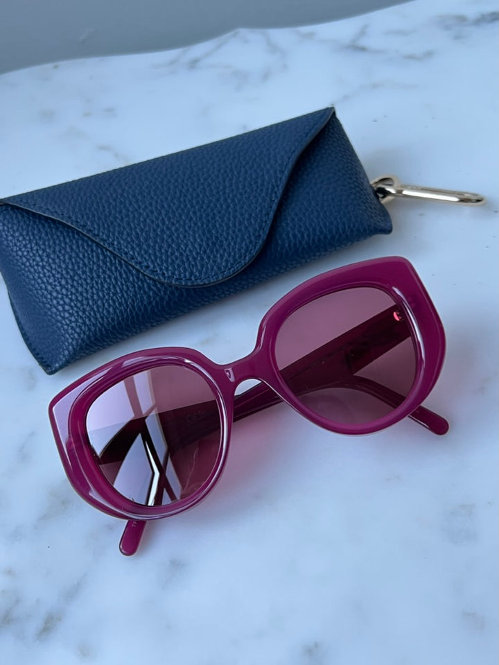 Loewe LW40100I Curvy Sunglasses in Pink