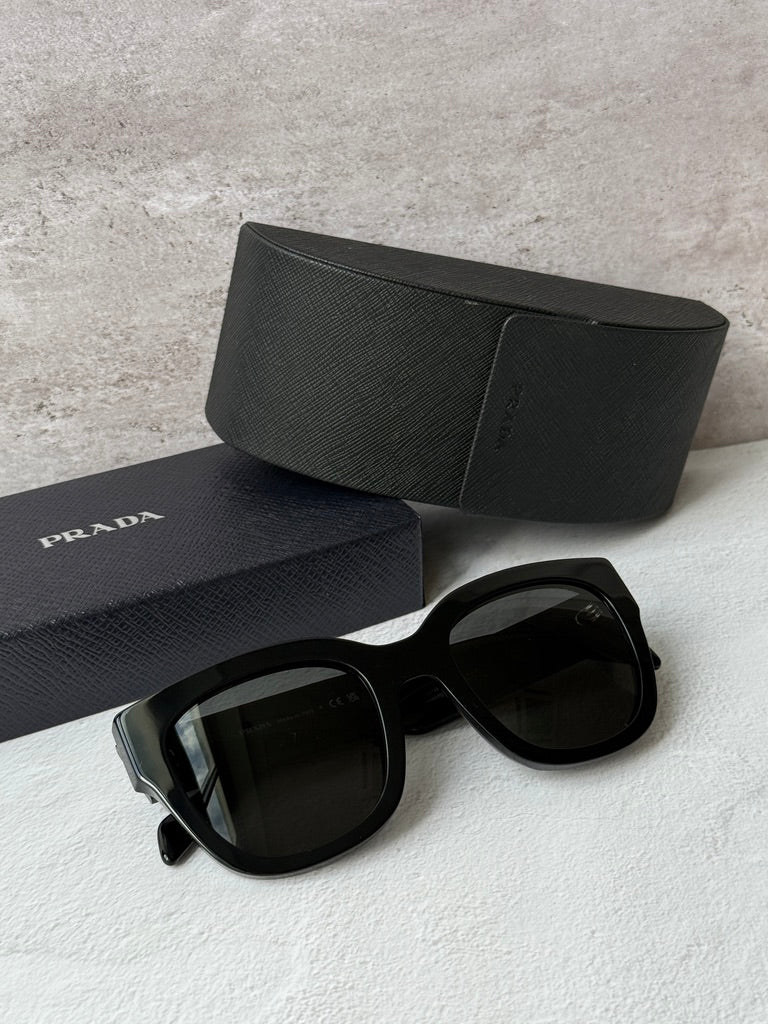 Prada PR C04S Butterfly Sunglasses in Black