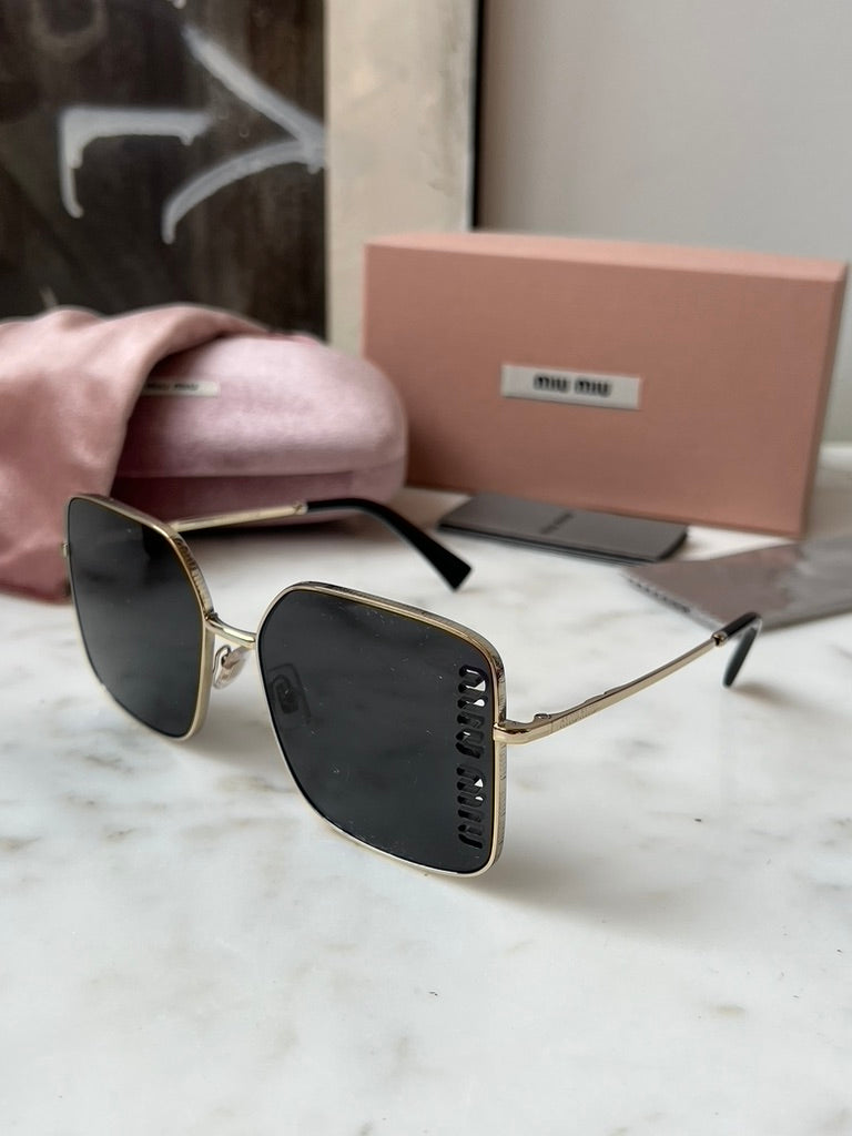 Miu miu shop cut out sunglasses