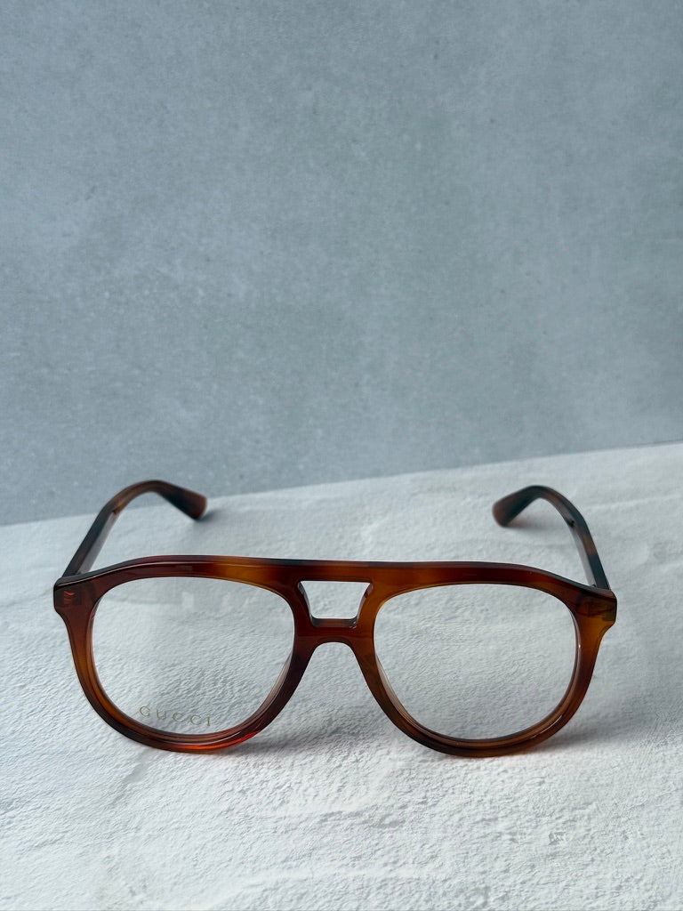 Gucci GG1320O Pilot Frames in Tortoise Brown