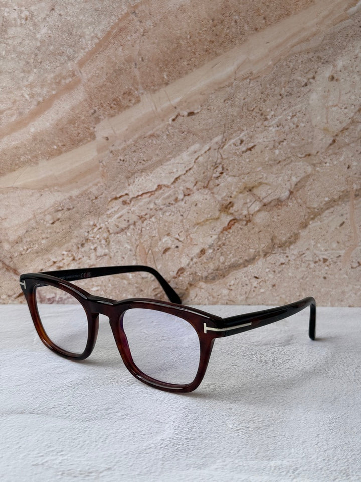 Tom Ford FT5870-B Havana Brown Bluelight Frames