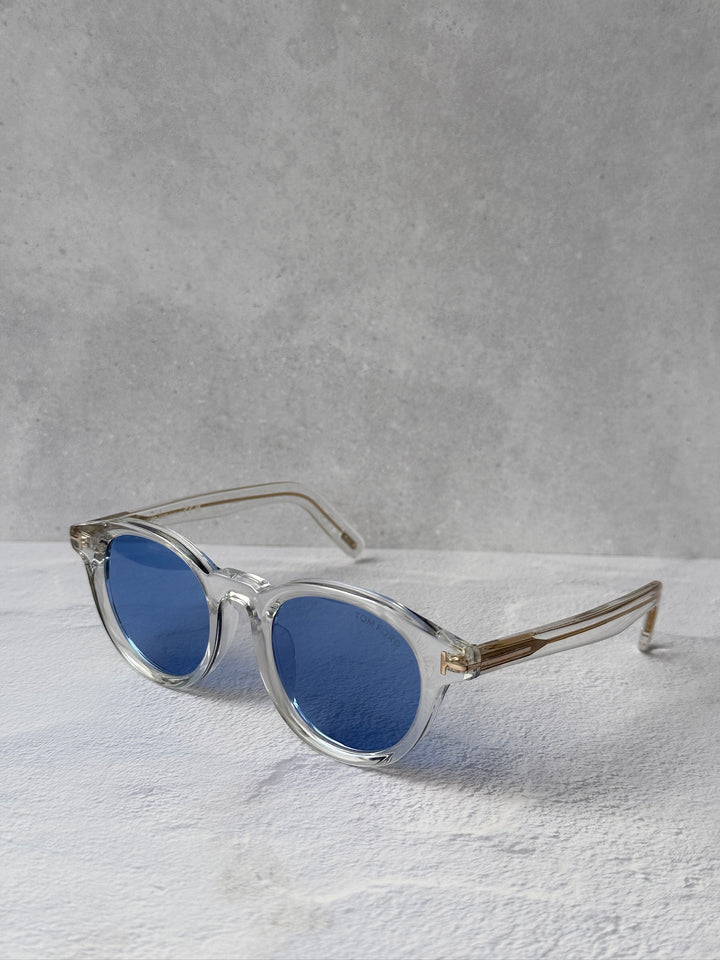 Tom Ford FT1123-D Sunglasses in Transparent Blue