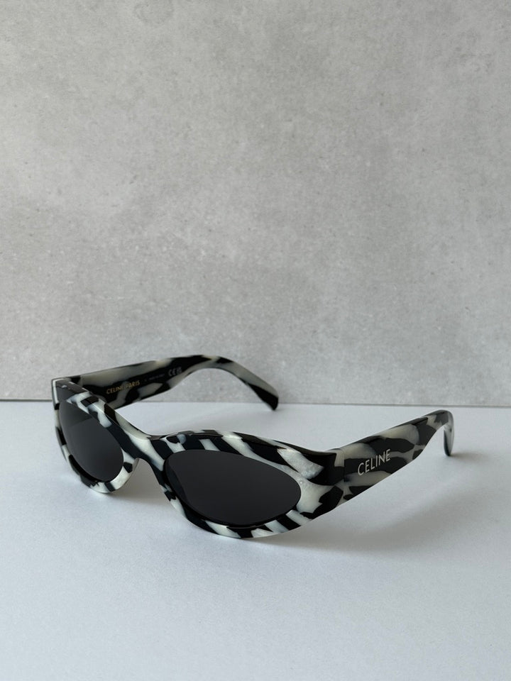 Celine CL40288I Monochroms Animal Print Cat Eye Sunglasses