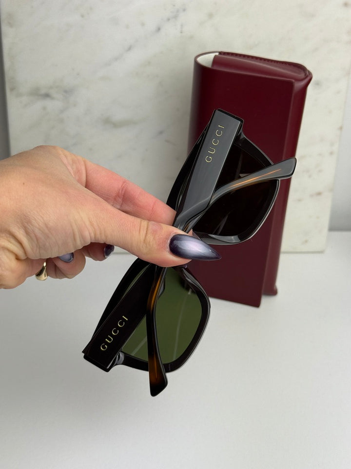 Gucci GG1670SK Black Square Sunglasses