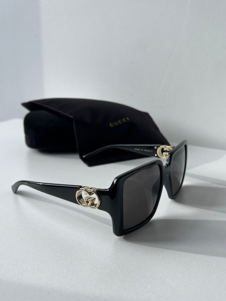 Gucci GG1692S Black Square Sunglasses